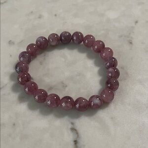 Lavender and purple  healing Bracelet